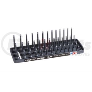 Hansen Global 14023 1/4" Drive Metric 3 Row Socket Tray