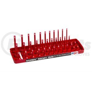 Hansen Global 14013 1/4IN Drive Fractional 3 Row Socket Tray