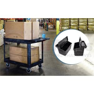 Luxor XLC11-B-OUTRIG 24.5 x 45.5 XL Heavy Duty Utility Tub Cart