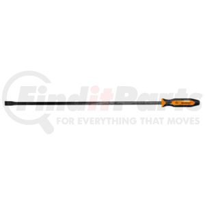 Mayhew Tools 14117OR Pry Bar 36" Orange Handle Heavy Duty Curved End Striking Pry Bar with Forged Core Steel Cap