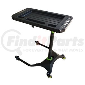 Mueller-Kueps EQ-350 Workbench 88 LB Capacity Rolling Mobile Utility Table with Adjustable Height Main Storage Tray