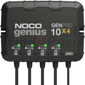 NOCO Battery Care GENPRO10X4 Battery Charger 12V 4-Bank, 40-Amp On-Board Battery Charger