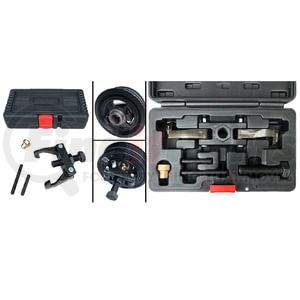 Schley Tools 17400 Harmonic Balancer Puller 2-Jaw Harmonic Damper Pulley Puller Set for GM Geo, Chevrolet Spark, Nissan,
