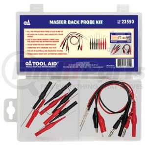SG Tool Aid 23550 Diagnostic Test Probe Master Back Probe Kit includes Pin, Flexible and Curved Style Back Probes