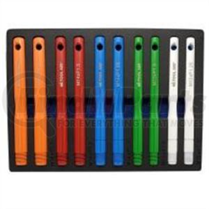 SG Tool Aid 65180 Wheel Stud Installation Tool 10 Piece Wheel Stud Pin Hanger Set with Color Coded Pins In Eva Foam Tray