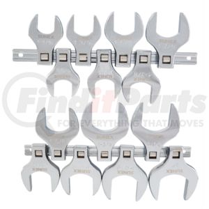 Sunex Tools 9721A 1/2? DR. JUMBO SAE CROWFOOT WRENCH SET 14-PIECE