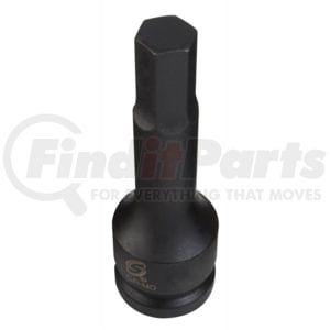 Sunex Tools 26489 Socket 3/4" x 1/2" Drive Male Hex Driver Impact Socket in Chrome Molybdenum Alloy Steel, Radius-Corner