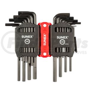 Sunex Tools 98526L SAE/Metric 26 Piece Long Arm Hex Key Set, 2mm-10mm, 0.05"-3/8"