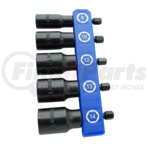 Titan 15221 5PC MM IMP GRADE NUT DRIVER
