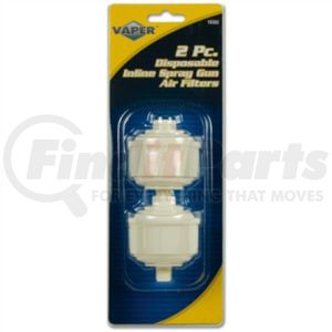 Titan 19302 Air Tool Hose Filter 2-Pack Disposable Inline Paint Spray Gun Air Filter 1/4 NPT Moisture Oil 70 PSI