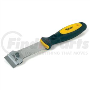Titan 12030 Single Edge Razor Blade Scraper, TPR Comfort Grip Handle, Includes One Extra Heavy Duty Blade