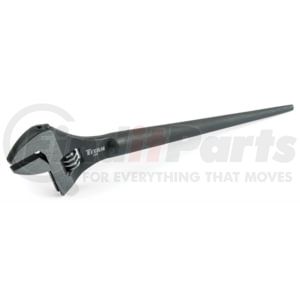 Titan 209 Wrench 10-Inch Adjustable Construction Spud Wrench 1-1/8 Inch Jaw Capacity Black Oxide