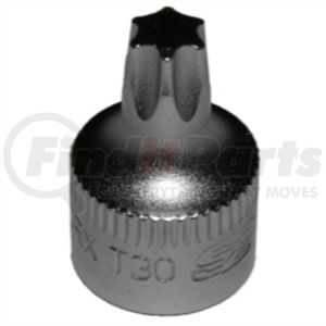 Vim Tools HCT30 Driver Bit Set T30 Half Cut Stubby Torx Driver 1/4 In. Square Drive Shortest Face Tool