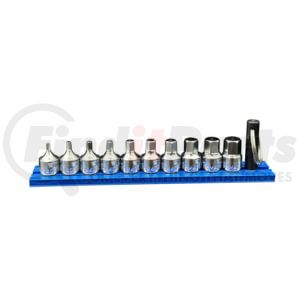 Vim Tools SHM400A 10 PC. STUBBY HEX METRIC DRIVER SET WITH MAGRAIL