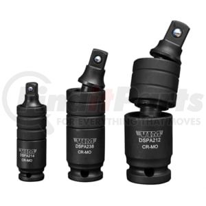 Vim Tools DSPA200 VIM 3 PC IMPACT DUAL SWIVEL PINLESS ADAPTER SET - BLACK OXIDE