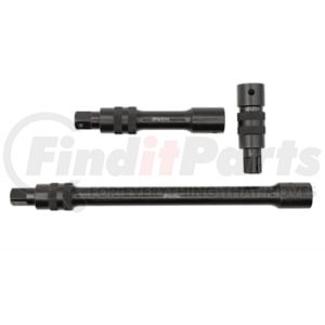 Vim Tools ILEX800USA Socket Extension Bar 3-Piece Impact Rated Locking Extension Set 1/2 In. Square Drive USA Made Tool