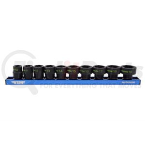 Vim Tools IMPDD600M 10 PC 3/8 X 17MM DUAL L DRIVE IMPACT HEXTRACTO