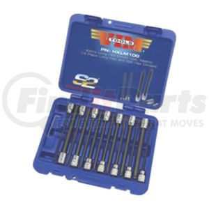 Vim Tools HXLM106 Socket 6 mm Metric Hex Bit Socket Driver 3/8 In. Square Drive 6 In. Long Blade