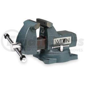 Wilton WL9-21800 Bench Vise 8" Jaw Width Cast Iron Workshop Bench Vise with 360 Degree Swivel Base Anvil