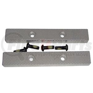 Wilton WL9-2908070P Vise Jaws 2-Pack Hardened Steel Reversible Serrated Face Replacement Vise Jaw Inserts
