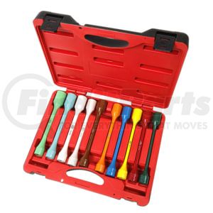 American Forge & Foundry 40200 Torque Stick Extension Socket 1/2" Drive 10-Piece Torque Limiting Socket Set, 55 to 140