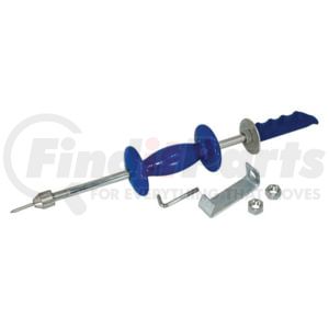 AES Industries 49500 Dent Puller Glue 7-Piece Deluxe Slide Hammer Dent Repair Kit 3 lb. Automotive Sheet Metal Puller Set