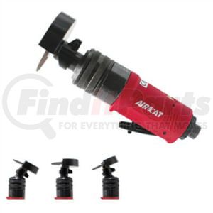 AIRCAT 6530 Cut-Off Tool 3 In. Flex Head 0.5 Horsepower Pneumatic Cut-Off Tool for 18 Gauge Steel, 18,000 RPM
