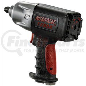 AIRCAT 1250-K Air Impact Wrench 1/2 In. Drive Composite Twin Clutch Pneumatic Impact Wrench, 950 ft-lb Torque