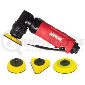 AIRCAT 6320 Orbital Sander 1.25 In. and 2 In. 0.4 Horsepower Pneumatic Spot Sander and Polisher, 13000 RPM