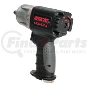 AIRCAT 1300-TH-A Air Impact Wrench 3/8 In. Drive Composite Twin Hammer Pneumatic Impact Wrench, 450 ft-lb Torque