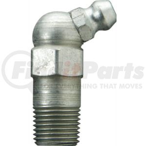 Alemite 1623-B Grease Fitting Zinc-Plated Steel Hydraulic 65 Deg Grease Fitting, 1/8 in PTF, 1-7/32 in OAL