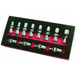 Astro Pneumatic 7412-05 Socket 1/4" Drive 8mm Chrome Steel 6-Point Flex Swivel Socket