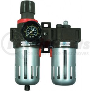 Astro Pneumatic 2616 Air Tool Hose Filter / Regulator / Lubricator Unit Filter, Regulator & Lubricator with Gauge for