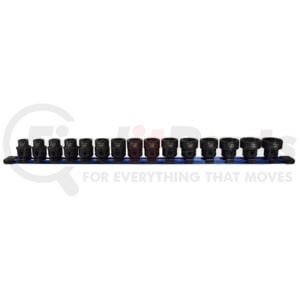 Astro Pneumatic 78215 Socket Set 15PC 1/2"DR NANO IMP SKET MET