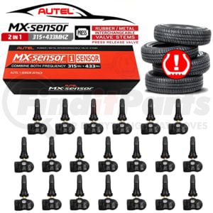 Autel 300010 Tire Pressure Monitoring System (TPMS) Programmable Sensor 20PK Sensors with Rubber Press-In Valve