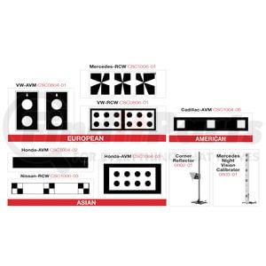Autel MA600CAL1 Advance Driver Assistance System (ADAS) Calibration Target ADAS Targets & Radar Reflector Expansion Pack for