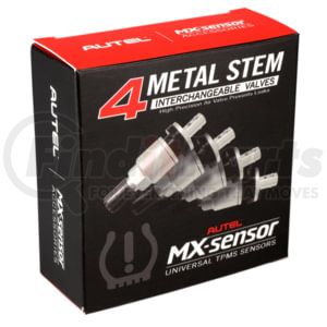 Autel MXSENSORMVK Tire Pressure Monitoring System (TPMS) Programmable Sensor Valve Kit 4 Pk MX-Sensor Metal Valve