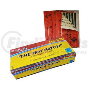 Black Jack Tire Repair RE-630 Tire Repair Patch 6" LARGE DIAMETER REFILLS "