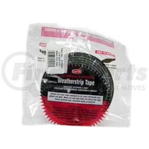 Carrand 01041 Foam Tape 10-Foot Black High-Density Vinyl Foam Self-Adhesive Weatherstrip Tape, 3/16" x 3/8"