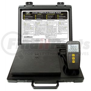 CPS Products CC220 A/C Refrigerant Charging Scale Compact High Capacity Charging Scale Includes Automatic Off Feature, 220