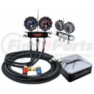 CPS Products MAID8QZ A/C System Pressure Gauge BlackMax Series Chrome Manifold Gauge Set in Collector's Edition Tin Case