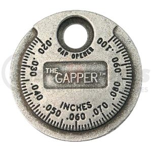CTA Tools 3235 Spark Plug Coin Style Ramp Type Spark Plug Gap Gauge Measuring Tool with Opener Hole