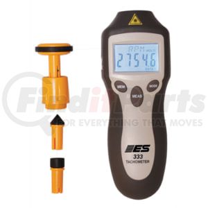 Electronic Specialties 333 Tachometer / Fuel Injection Pickup Pro Laser Photo and Contact Tachometer, 0 to 99999 RPM Range,