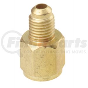 FJC, Inc. 6015 Flare Fitting R-134a Tank Adapter, 1/2-Inch ACME Female x 1/4-Inch Male Flare Brass Fitting