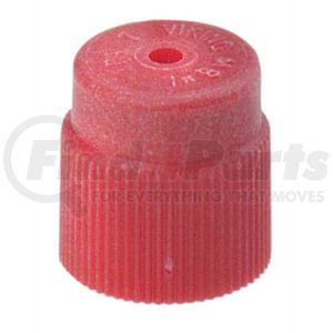 FJC, Inc. 2615 A/C Service Valve Cap R-134a A/C High Side Service Port Cap, 8mm x 1.0 Thread, Red