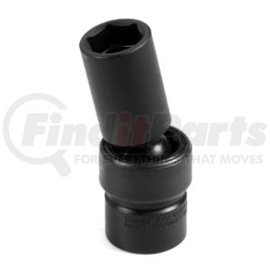 Grey Pneumatic 1013UMSD Socket Socket - 3/8" Drive x 13mm Semi-Deep Universal Impact