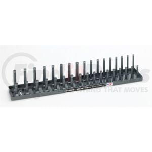Hansen Global 1202 1/2" Drive Metric Socket Holder - Gray