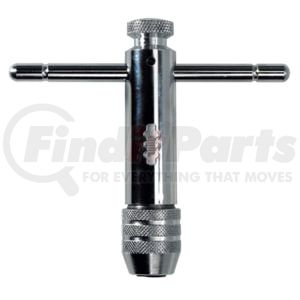 Hanson 21102 T-Handle Ratcheting Tap Wrench, 1/4" to 1/2" (6mm to 12mm)