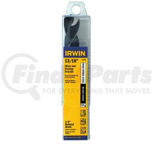 Hanson 91152 Drill Bit Series 911/901 Silver and Deming (S&D) HSS Fractional Drill Bits, 13/16" Size x 6" Length