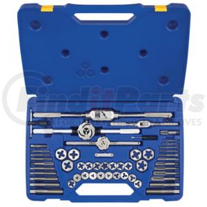 Hanson 26394 Tap and Die Set 53-Piece High Carbon Steel Metric Tap & Die Set